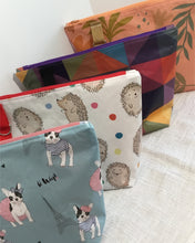 Load image into Gallery viewer, Hedgehogs! - No Frills WIP Bag Upcycled
