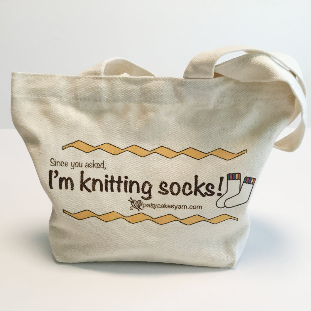 Small Bag - I'm Knitting Socks!