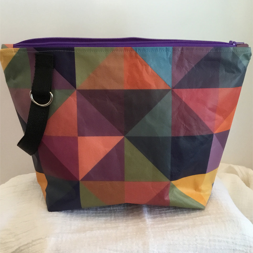 Color Block -  - No Frills WIP Bag Upcycled