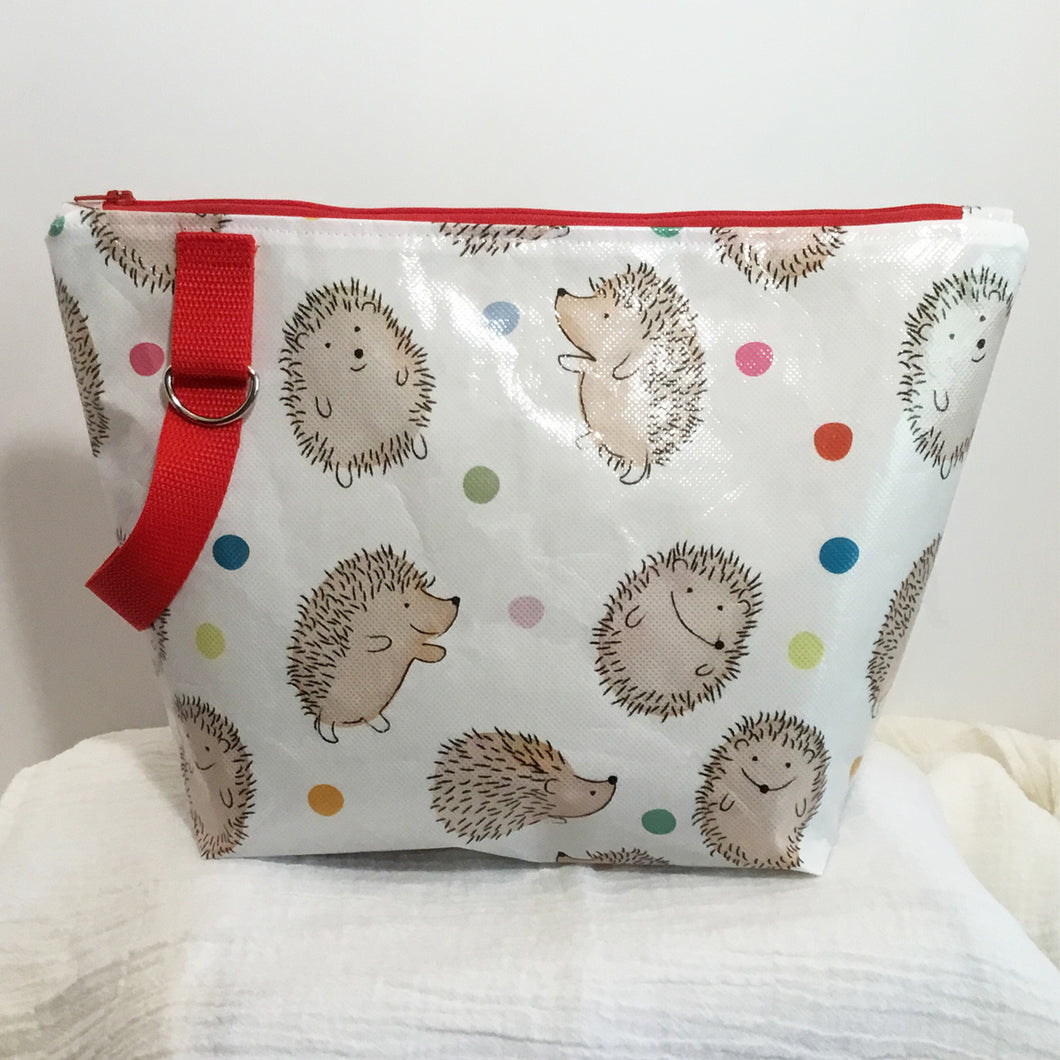 Hedgehogs! - No Frills WIP Bag Upcycled